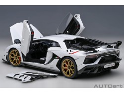 Lamborghini Aventador SVJ 2019 1:18 (Bianco Asopo) - AUTOart