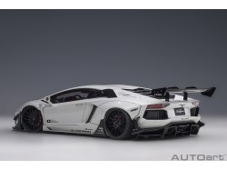 Liberty Walk LB-Works Lamborghini Aventador Limited 1:18 (Metallic White) - AUTOart