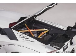 Liberty Walk LB-Works Lamborghini Aventador Limited 1:18 bílá - AUTOart