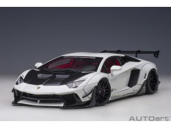 Liberty Walk LB-Works Lamborghini Aventador Limited 1:18 (Metallic White) - AUTOart