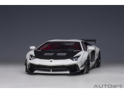 Liberty Walk LB-Works Lamborghini Aventador Limited 1:18 (Metallic White) - AUTOart