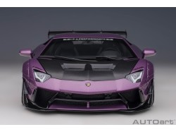 Liberty Walk LB-Works Lamborghini Aventador Limited 1:18 (Viola SE30) - AUTOart