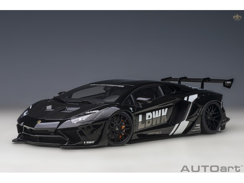 Liberty Walk LB-Works Lamborghini Aventador Limited 1:18 (LBWK Livery) - AUTOart