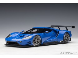 Ford GT LM Plain Body Version 2018 1:18 modrá - AUTOart