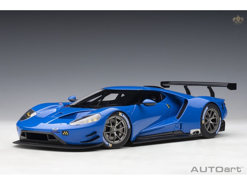 Ford GT LM Plain Body Version 2018 1:18 modrá - AUTOart