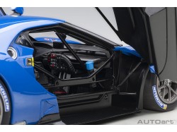 Ford GT LM Plain Body Version 2018 1:18 modrá - AUTOart