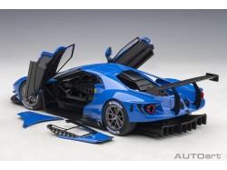 Ford GT LM Plain Body Version 2018 1:18 modrá - AUTOart