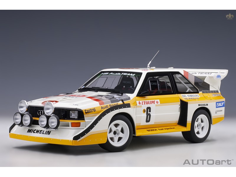 Audi SPORT QUATTRO S1 n.6 RALLY MONTE CARLO 1986 1:18 - AUTOart