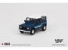 LAND ROVER DEFENDER 90 COUNTY WAGON - modrá - 1:64 - Mini GT