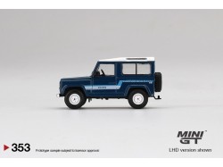 LAND ROVER DEFENDER 90 COUNTY WAGON - STRATOS BLUE - 1:64 - Mini GT