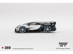 BUGATTI VISION GRAN TURISMO - stříbrná/černá - 1:64 - Mini GT