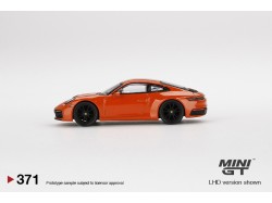 PORSCHE 911-992 CARRERA 4S - LAVA ORANGE - 1:64 - Mini GT