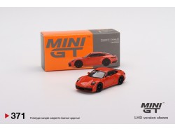 PORSCHE 911-992 CARRERA 4S - LAVA ORANGE - 1:64 - Mini GT