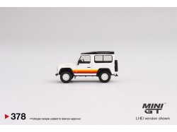 LAND ROVER DEFENDER 90 WAGON - bílá - 1:64 - Mini GT