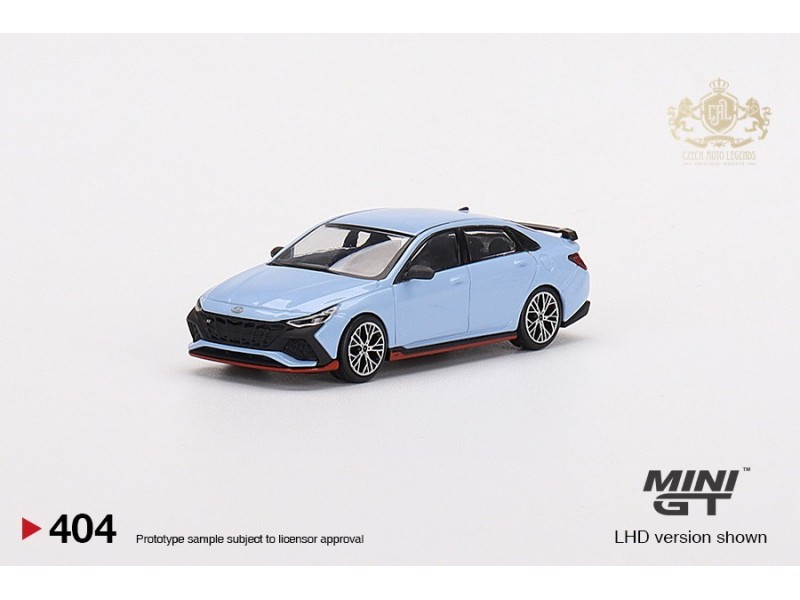 HYUNDAI ELANTRA N - PERFORMANCE BLUE - 1:64 - Mini GT-MIJO