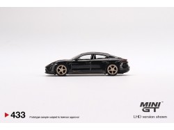 PORSCHE TAYCAN TURBO S - VOLCANO GREY METALLIC - 1:64 - Mini GT