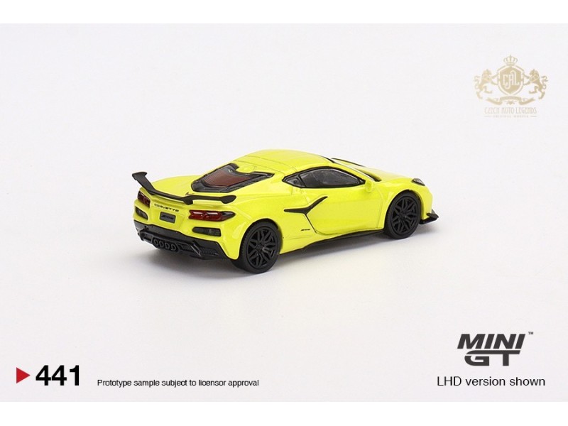 CHEVROLET CORVETTE Z06 2023 - ACCELERATE YELLOW - 1:64 - Mini GT