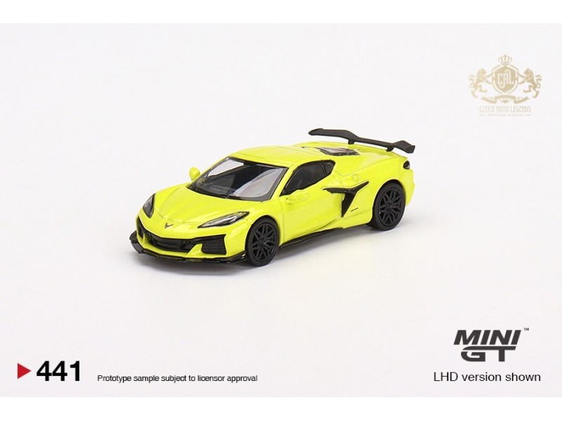 CHEVROLET CORVETTE Z06 2023 - ACCELERATE YELLOW - 1:64 - Mini GT