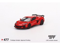 CHEVROLET CORVETTE Z06 2023 - TORCH RED - 1:64 - Mini GT