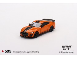 FORD MUSTANG SHELBY GT500 - oranžová - 1:64 - Mini GT