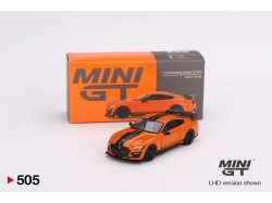 FORD MUSTANG SHELBY GT500 - oranžová - 1:64 - Mini GT