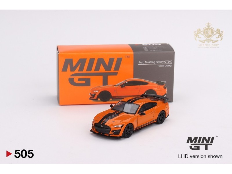 FORD MUSTANG SHELBY GT500 - TWISTER ORANGE - 1:64 - Mini GT