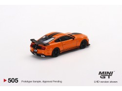 FORD MUSTANG SHELBY GT500 - oranžová - 1:64 - Mini GT