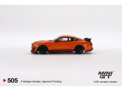 FORD MUSTANG SHELBY GT500 - oranžová - 1:64 - Mini GT