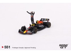 ORACLE RED BULL RACING RB18 n.11 SERGIO PEREZ WINNER MONACO GRAND PRIX 2022 - modrá/žlutá/červená - 1:64 - Mini GT