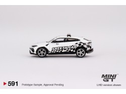 LAMBORGHINI URUS MACAU GP OFFICIAL SAFETY CAR 2022 - bílá/zelená - 1:64 - Mini GT