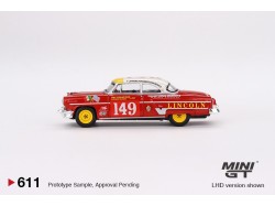 LINCOLN CAPRI n.149 CARRERA PANAMERICANA CLASS WINNER 1954 - červená/bílá/žlutá - 1:64 - Mini GT