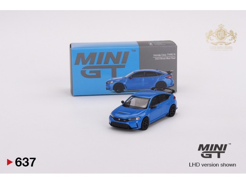 HONDA CIVIC TYPE R BOOST 2023 - modrá - 1:64 - Mini GT