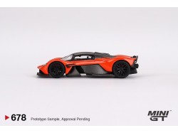 ASTON MARTIN VALKYRIE - ORANGE/BLACK - 1:64 - Mini GT