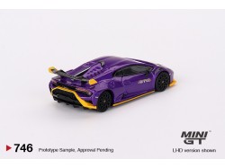 LAMBORGHINI HURACAN STO 2023 – fialová - 1:64 - Mini GT