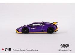 LAMBORGHINI HURACAN STO 2023 – fialová - 1:64 - Mini GT