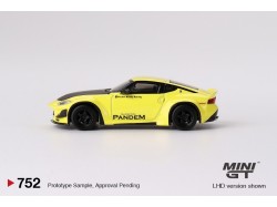 NISSAN Z 400 IKAZUCHI 2024 - YELLOW PANDEM - 1:64 - Mini GT