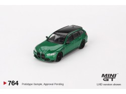 BMW M3 TOURING (G81) COMPETITION ISLE OF MAN 2022 - GREEN METALLIC - 1:64 - Mini GT