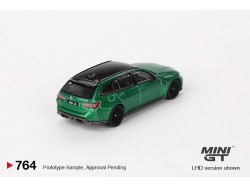 BMW M3 TOURING (G81) COMPETITION ISLE OF MAN 2022 - zelená - 1:64 - Mini GT