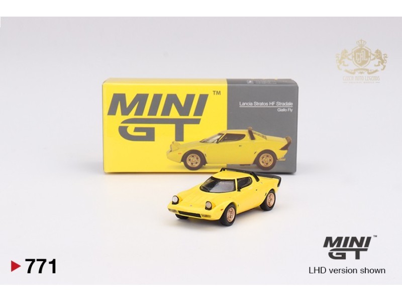 LANCIA STRATOS HF STRADALE GIALLO FLY 1975 - 1:64 - Mini GT