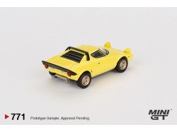 LANCIA STRATOS HF STRADALE GIALLO FLY 1975 - 1:64 - Mini GT