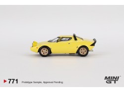 LANCIA STRATOS HF STRADALE GIALLO FLY 1975 - 1:64 - Mini GT