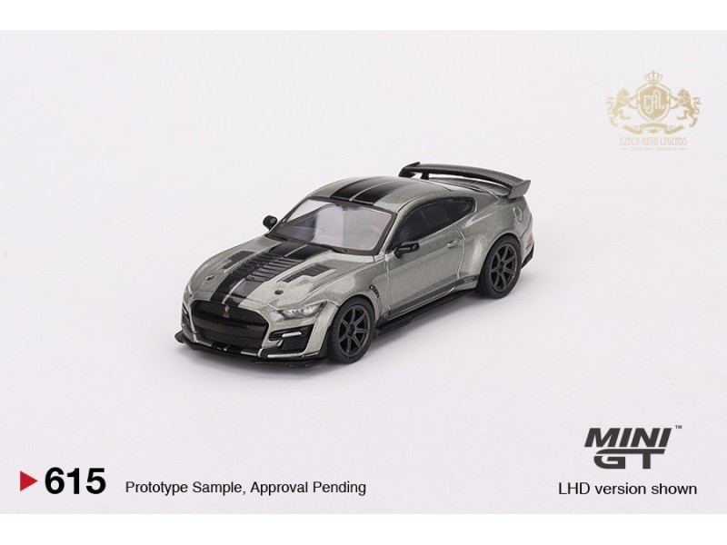 SHELBY GT500 SE WIDEBODY PEPPER 2021 - GRAY METALLIC - 1:64 - Mini GT