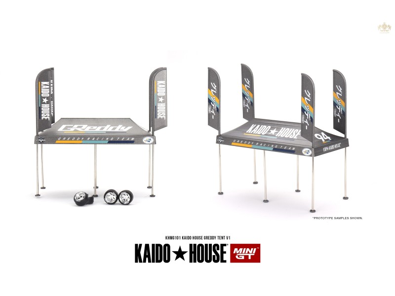 KAIDO HOUSE GREDDY TENT V1 2024 - 1:64 - Mini GT