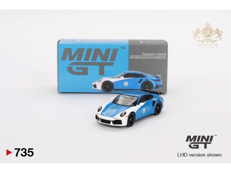 PORSCHE 911 (992) TURBO S SAFETY CAR DAYTONA 24 HRS 2023 - 1:64 - Mini GT