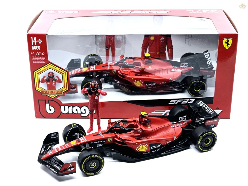 F1 SF-23 TEAM SCUDERIA FERRARI N 55 SEASON 2023  1:24