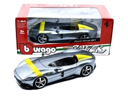 Ferrari Monza SP1 - 2018  1:43  - stříbrný - Bburago