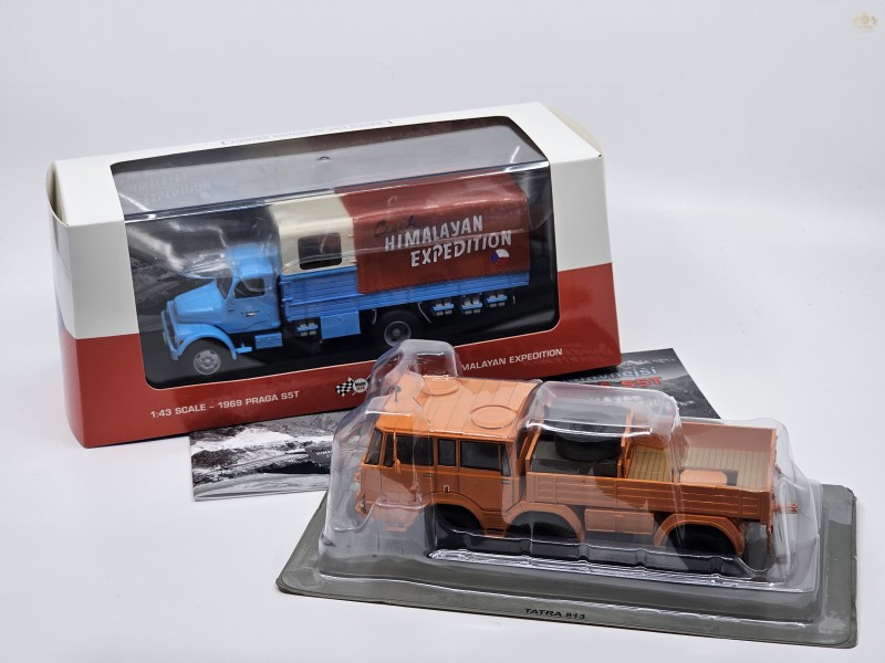 Praga S5T - expedice Himálaj 1969 1:43 s 24stránkovou publikací + dárek model Tatra 813 1:43