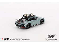 PORSCHE 911 (992) DAKAR  2024 - zelená - 1:64 - Mini GT