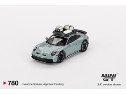 PORSCHE 911 (992) DAKAR  2024 - SHADE GREEN METALLIC - 1:64 - Mini GT