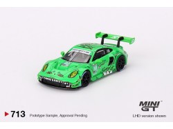 PORSCHE 911 (992) GT3 R n.80 GTD AO RACING SEBRING 12 HRS 2023 - zelená - 1:64 - Mini GT